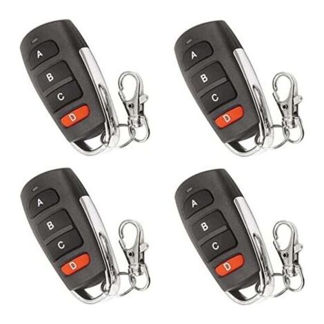 Barkbusters 4 Pièces Duplicateur Universel Télécommande Porte Garage Portail Clés Remplacement Compatible