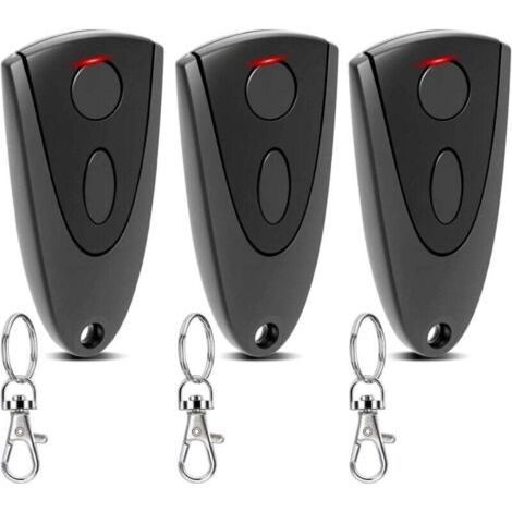 Barkbusters Lot De 3 Émetteurs Portatifs Pour Porte De Garage Novoferm - 433,92 Mhz - Télécommande 2 Canaux - Pour Novotron 502/504/512/514