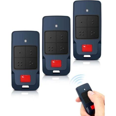 Barkbusters 433.92 Mhz Telecommande Portail Pour Mitto 2/4, Mitto 2a/4a, Mitto B Rcb 02/04, Kleio B Rca 02/04, Trc1 / Trc2 / Trc3, 2 Canaux, Rolling Code, Télécommande Porte De Garage (3pcs-4)