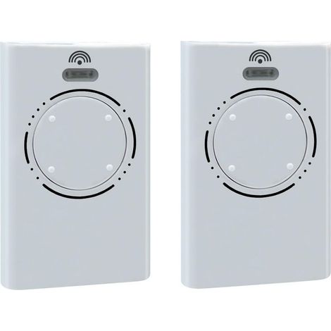 2 Télécommandes Blanches À Quatre Canaux Xt4 868 Slh Pour Porte De Garage Et Clôture