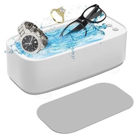 Ultraschallreiniger, 45000 Hz Ultraschallreiniger Mit 3 Reinigungsmodi, Reinigungsgerät, Ultraschallreiniger Für Schmuck, Brillen, Uhren, Rasierer