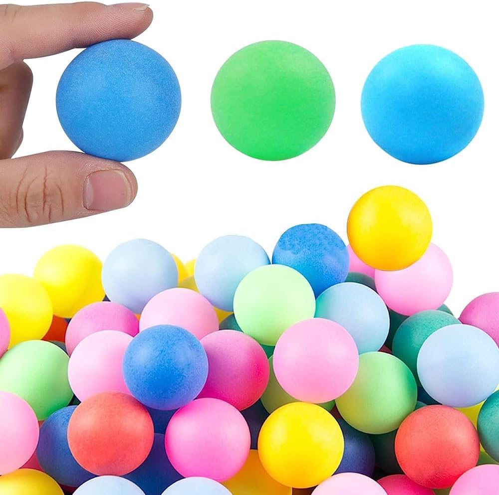 Tischtennisbälle, 40 Mm Bunte Tischtennisbälle Für Training Und Spiel, Deko-spielzeug, Tiere, Kinder Und Erwachsene, Ballspiele