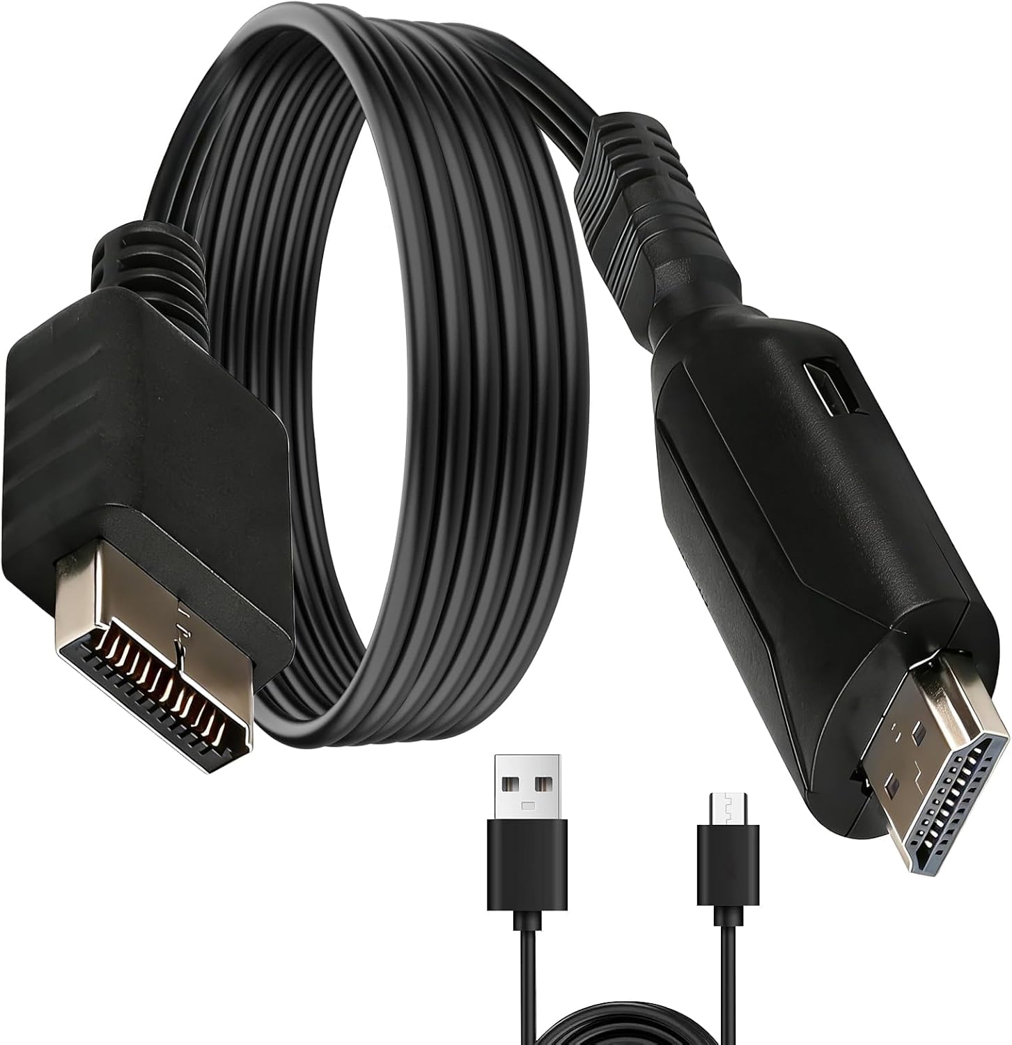 Ps1/ps2-zu-hdmi-adapterkabel (av-kabel) Für Ps1/ps2-zu-hdmi-konverter, Hd-audio-video-multimedia-schnittstelle Mit 1080p/720p-ausgang Für Spielkonsolen, Hdtv, Monitor, Plug & Play, 100 Cm