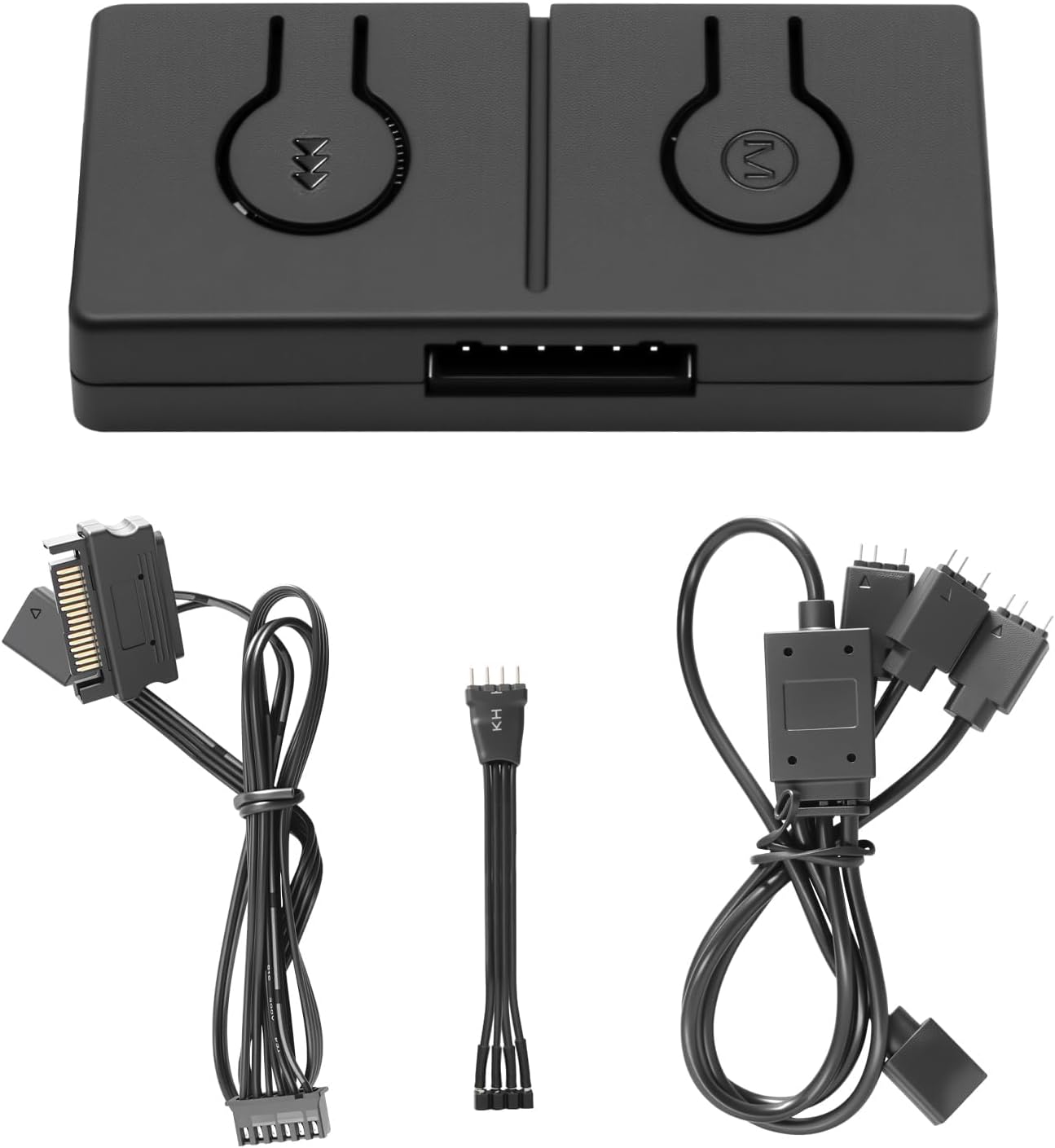Rgb-konverter, 12v Rgb Zu 5v Argb Transfer-hub Mit 3-wege-splitter, Motherboard Mit 12v 4-pin-header Kann 5v Add-rgb-produkte Steuern, 50 Integrierte Farbmodi