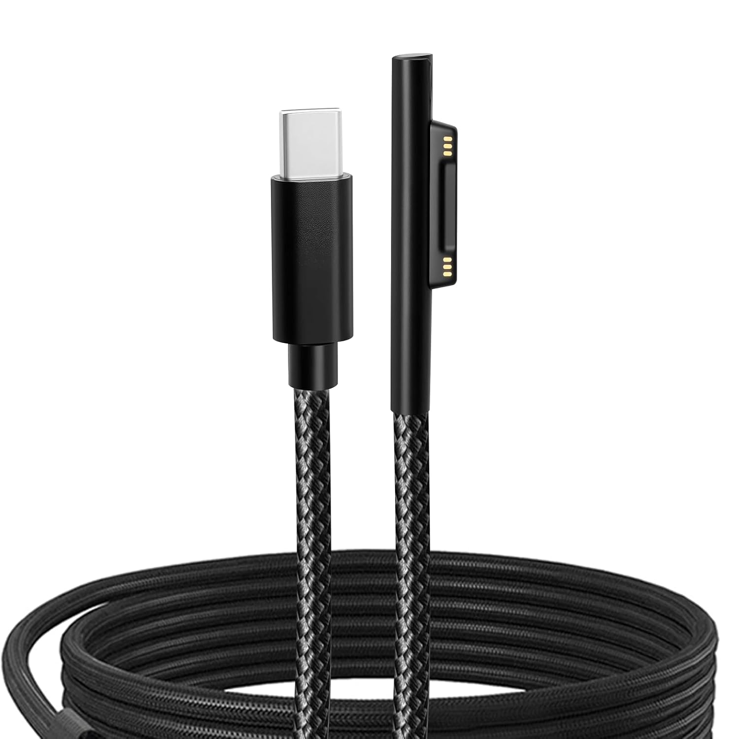 Usb-c-ladekabel, 2,0 M, Geflochtenes Nylon, 45 W (15 V/3 A) Pd-kompatibel