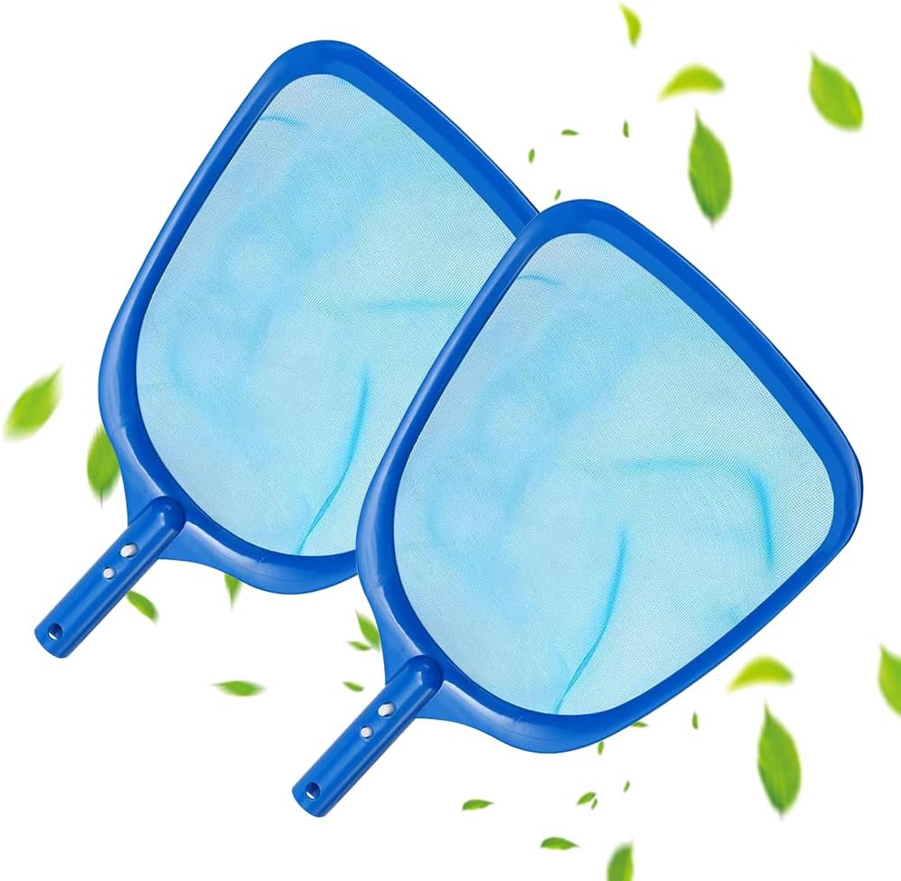 Set Mit 2 Pool-skimmernetzen, Ultrafeine Pool-skimmernetze, Feinmaschige Pool-laubreinigungsnetze Für Algen Und Schwimmbäder, Spas, Whirlpools, Teiche