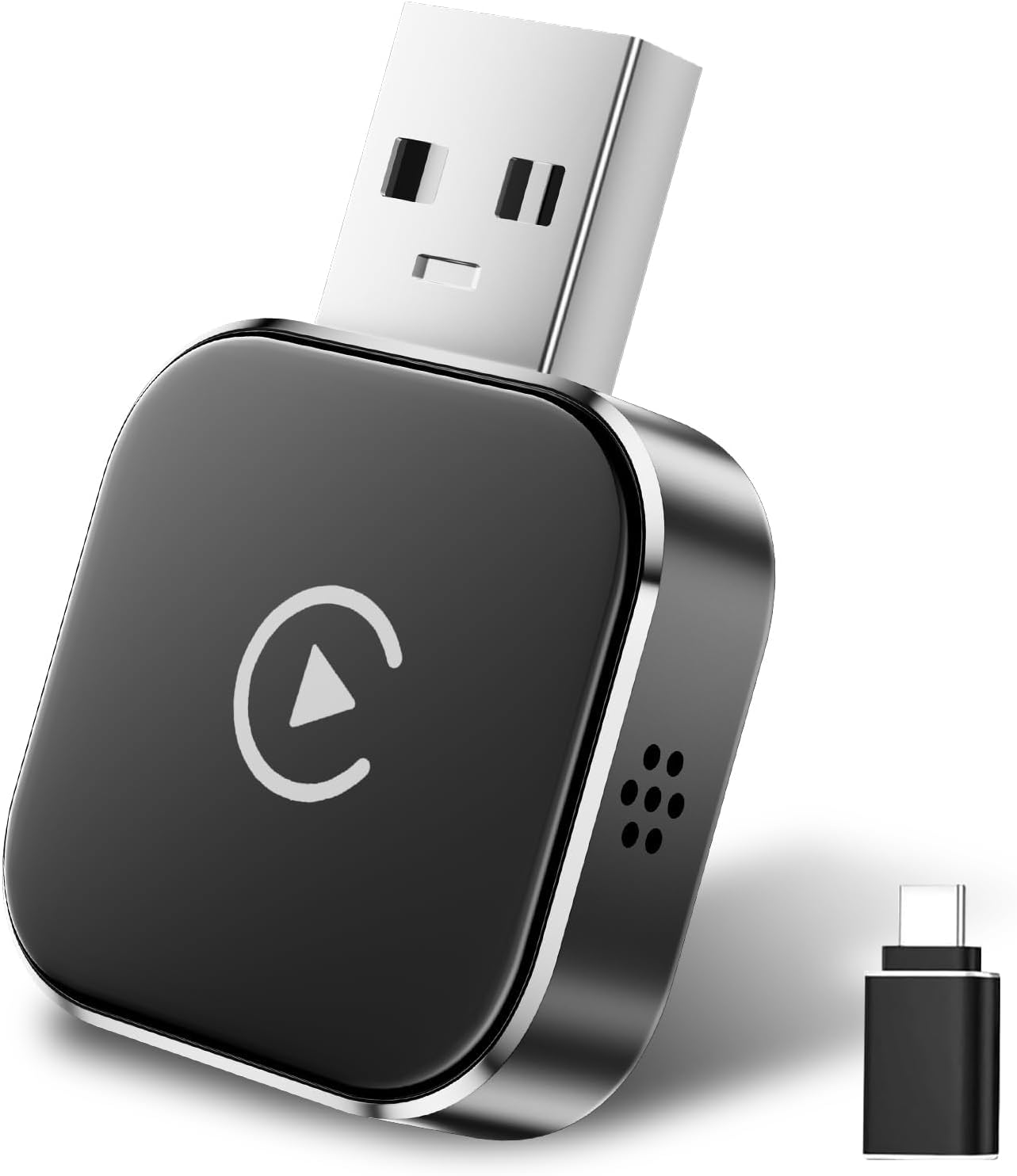2026 2-in-1 Wireless Carplay & Android Auto Adapter, 2,4+5,0 Ghz Wifi Android Auto Adapter, Stabile Bluetooth 5.0 Verbindung, Usb C/a, Kompatibel Mit Ios 10+ Und Android 11+ Smartphones