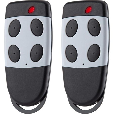Lot De 2 Télécommandes D'Ouvre-porte De Garage 433,92 Mhz Compatibles Avec Cardin S449 Qz4 Et S449 Qz2
