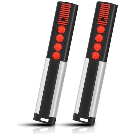 Ede Lot De 2 Télécommandes 868 Mhz Pour Sommer 4020 Tx03-868-4, 4020v000, 4025v000, 4026v000, Curseur, 4 Canaux, Défilement De Code