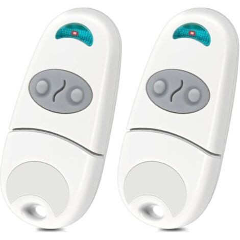 Ede Telecommande Portail 433.92 Mhz, Télécommande De Portail, 2 Boutons, Télécommande Porte De Garage, Bip Portail Remote Control Badge Portail