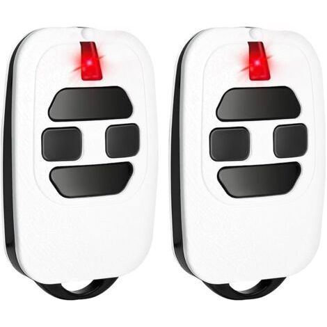 Pair 2 Pièces Remplacement Pour Telecommande Dea,compatible Avec Dea Gti2/4, Gt2/4, Mio Tr2n/4n, Télécommande À Distance, Sélection De Code Led, Remplacement Pratique Pour Porte De Garage