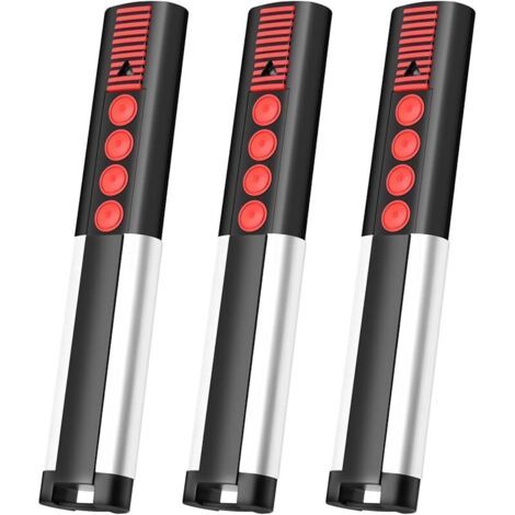 Pair 3 Pièces De Rechange Pour Télécommande Sommer, Télécommande Portail 434,42 Mhz 4 Canaux, Compatible Avec 4013 Tx02-434-4-xp, 4014 Tx03-434-2, 4022 Tx03-434-2