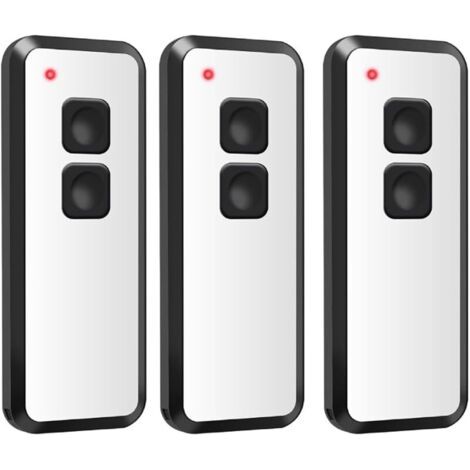 Pair Lot De 3 Télécommandes Portatives Pour Porte De Garage Novotron 502 522 Max43-2 433,92 Mhz