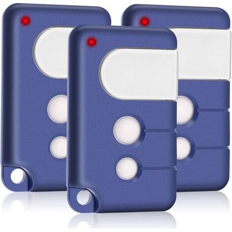 Pair Lot De 3 Télécommandes De Rechange Pour Moteur De Porte De Garage Chamberlain Motorlift 84335eml, 84333e, 84333eml, 433,92 Mhz, Compatible Avec Ml500, Ml700, 2 Canaux