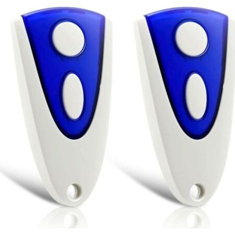 Pair Lot De 2 Pièces De Rechange Pour Émetteur Manuel Novotron 502, Ouvre-porte De Garage 433,92 Mhz, 2 Canaux, Télécommande Compatible Avec L'Émetteur Manuel 502 Max43-2, Novotron 512 Mix43-2