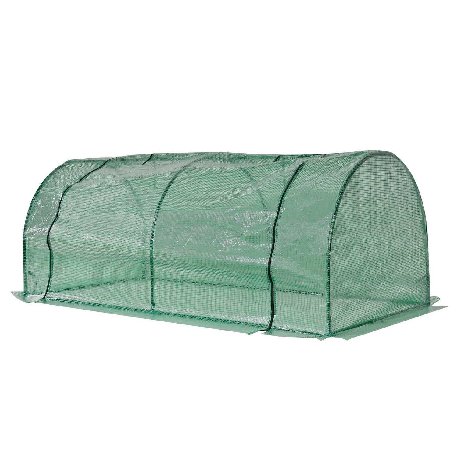 Greenhouse With Uv Protection And Roller Window, 200 X 100 X 80 Cm