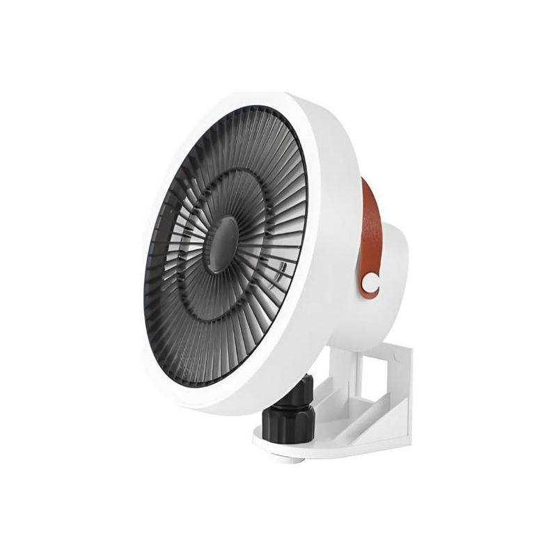 Wandventilator Mit Oszillation, Leise, Mit Fernbedienung, 10000 Mah Akku, 3 Geschwindigkeitsstufen, Für Schreibtisch/decke/nachtlicht