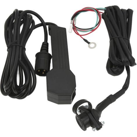 Qorva- Télécommande De Treuil Portatif 12v – Câble De 9 Pieds – Étanche – Compatible Atv Utv – Plastique Résistant Aux Chocs