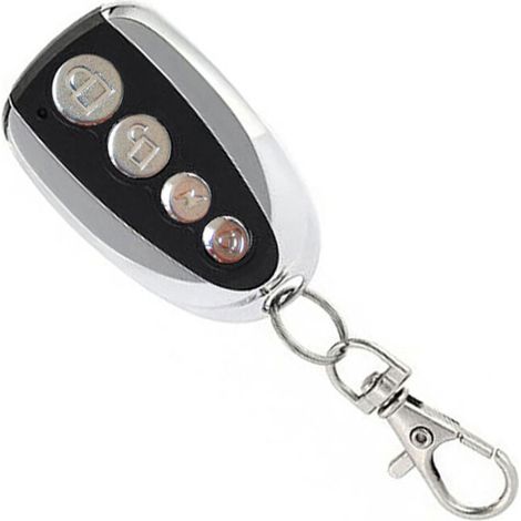 1 X Télécommande Universelle Pour Porte De Garage 433.92mhz, Compatible Avec Les Modèles Bft, Mitto2, Mitto4, Trc1, Trc2, Trc4 / Réglage Facile / 4 Canaux, Émetteur À Main