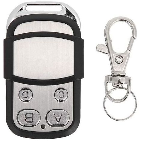Télécommande De Garage 433.92 Mhz – Compatible Mhouse/myhouse Tx4 Tx3 Gtx4 – 4 Boutons – Matériau Abs – Design Compact Avec Porte-clés