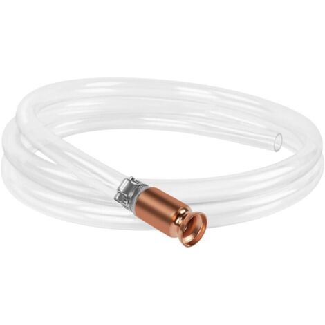 Flintronic Saugschlauch, 1,8 M Pvc, Manuelle Kraftstoffpumpe, Selbstansaugende Saugpumpe, Schüttelaufsauger Für Flüssigkeitstransfer, Automatischer Pumpschlauch Für Kraftstoff, Benzin, Diesel, Wasser