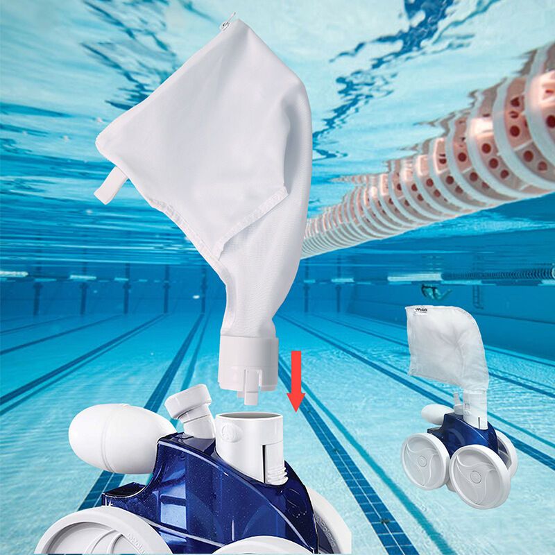 Packung Mit 2 Beuteln, Kompatibel Mit Polaris Pool Robot 360 & 380, Ersatzfilterbeutel, Weiß.
