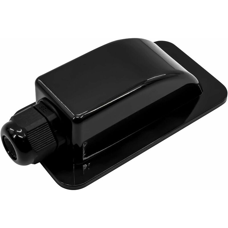Einfache Abs-solarkabeleinführungsplatte 3 Mm Bis 12 Mm Für Wasserdichte Wohnmobildächer, Boote, Yachten, Dächer (schwarz)