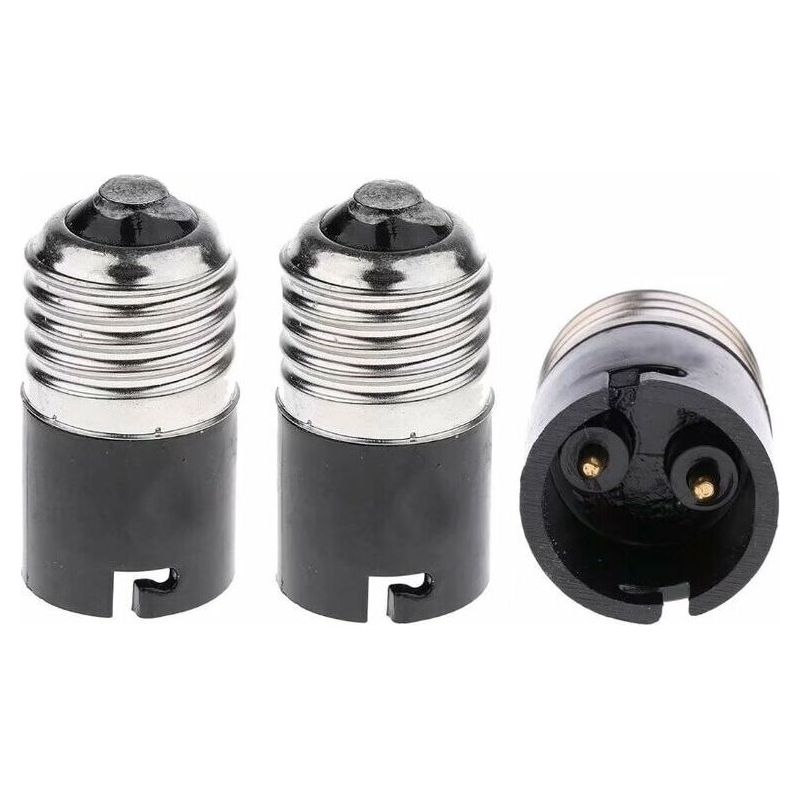 E27 Auf B22 Lampenadapter, E27 Edison Bajonett-lampensockel-konverter Auf B22 (3er-pack)