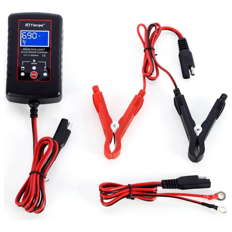 Vollautomatisches, Intelligentes Batterieladesystem, Geeignet Für Autos, Boote, Motorräder Und Rasenmäher.