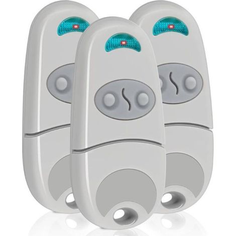 Bardusch 3pcs Telecommande Portail, 433,92 Mhz Telecommande Porte De Garage Pour C@me, Télécommande Porte Garage Compatible Avec 433,92mhz Na,ee,ev, 2 Canaux (c@me Uniquement)