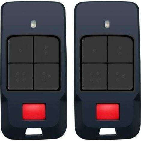 2 Émetteurs De Garage Compatibles Avec Bft Mitto Cool C4 433mhz, Codage Rolling Code, Mitto Cool C2, Mitto Cool C4, Télécommandement Universel Pour Porte De Garage