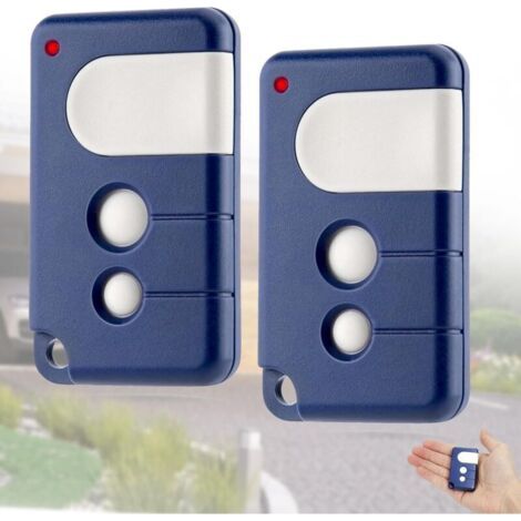 Télécommandes Garage Chamberlain/liftmaster/motorlift 433 Mhz - Lot De 2 - Compatible Ml500/850 - Modèles 84333e/84330e/84335e/8747e