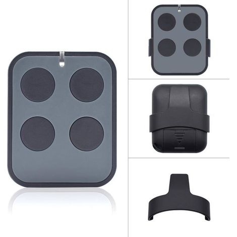 1 Télécommande Portail , Réplicateur Multi-portes, Compatible Mv-1 Mv-12 Mv-123, Pour Portails Et Portes De Garage Gris
