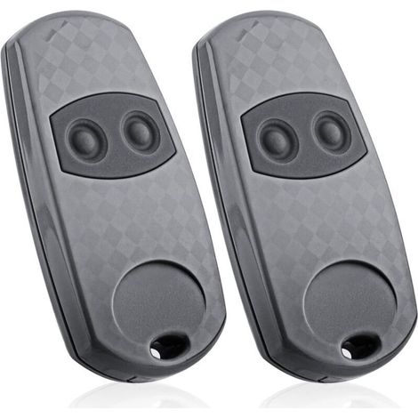 Bardusch Télécommande De Porte De Garage Universelle (2 Pièces), Compatible Avec Les Séries Came Top Et Hormann, Marantec Systems, Idéale Pour Les Véhicules Et Les Systèmes Domotiques.