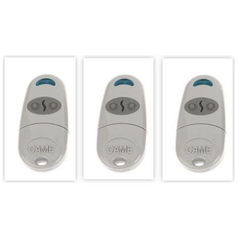 Qorva-3pcs Telecommande Portail, 433,92 Mhz Telecommande Porte De Garage Pour C@me, Télécommande Porte Garage Compatible Avec 433,92mhz Na,ee,ev, 2 Canaux