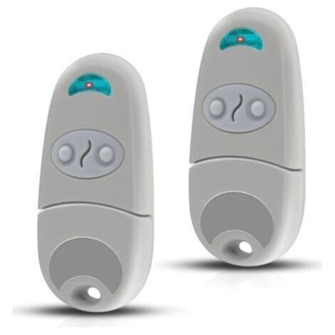 Télécommande De Portail 433,92 Mhz – Compatible Avec T0p432na – 2 Canaux, 2 Télécommande + 2 Paire De Piles Bouton – Pour Portes De Garage & Portails Automatisés