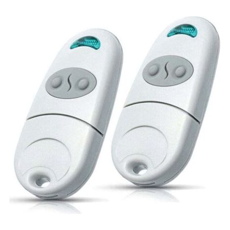 Télécommande Came Top432na 433.92 Mhz - Compacte Gris 6.8x3.5 Cm Pour Portail Garage Alarme (1 Unité)