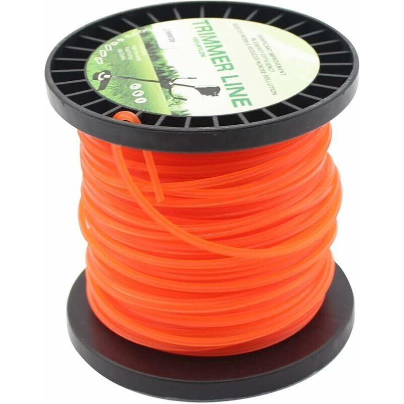 Universelle Ersatz-trimmerschnur – 2,7 Mm X 50 M – Kompatibel Mit Den Meisten Standard-trimmerköpfen