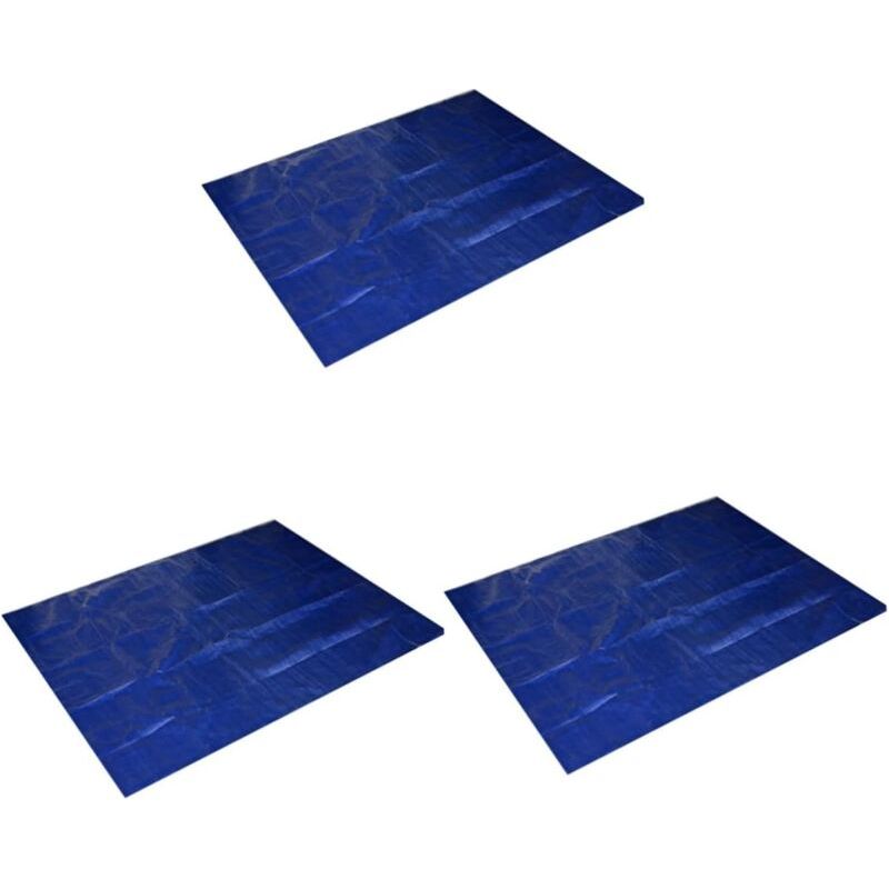 3-teilige Runde Poolabdeckung, Solar-poolabdeckung, Poolbodenmatte, Poolmatte, Abdeckung Für Aufstellpools, Perlmuttglänzendes Finish