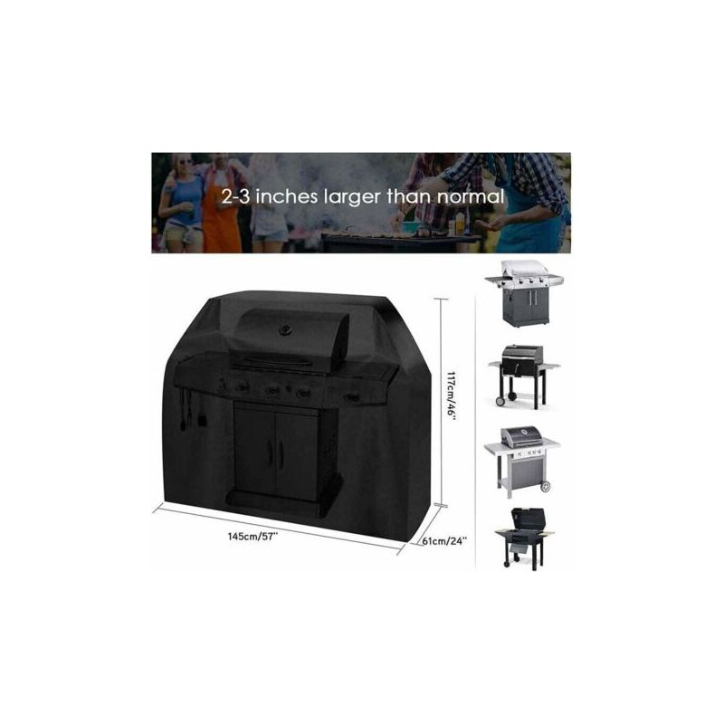 Grill- Und Grillplattenabdeckung, Outdoor-grillplane – Schutzhülle Für Gas-, Holzkohle- Und Campinggrills, Grillabdeckung Aus Oxford-gewebe, Wasser-, Uv-, Wind-, Feuchtigkeits- Und Staubdicht