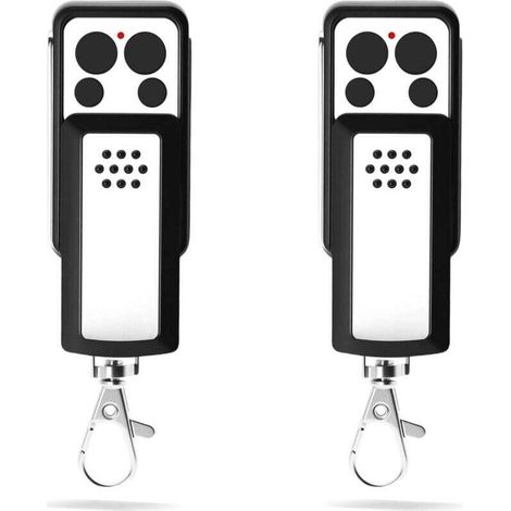 Bardusch-telecommande Universelle Portaillot De 2 Télécommandes De Portail 433,92 Mhz – Compatible Avec 114253, Old 104250, Red 104257, 104251, 104350 – 4 Canaux, Code Tournant, Design À Glissière – P