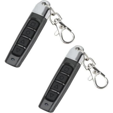 Pièces Telecommande Universelle Portail 433 Mhz, Télécommande Porte De Garage Universelle Avec 4 Boutons Et Fréquence Fixe, Duplicateur De Telecommande Portail Sans Fil Pour Portes De Garage