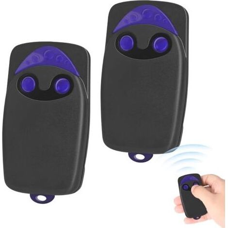 Green Mobility-lot De 2 Télécommandes Pour Portail Automatisé – Fréquence 433,92 Mhz – 2 Boutons – Compatible Floxir Floxr Oxi – Système Rolling Code - 92mhz