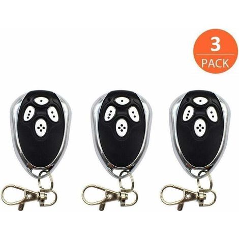 Bardusch-lot De 3 Télécommandes De Porte De Garage Alutech At-4 An-motors 433,92 Mhz À Code Tournant