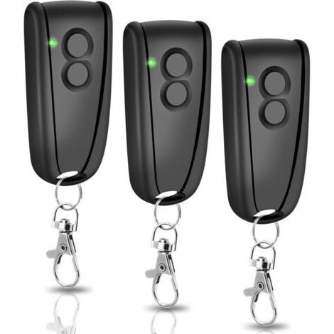 Télécommande Garage 433 Mhz Liftronic 500/700/800 Portronic D2500/d5000/s4000 3 Pièces Piles Incluses