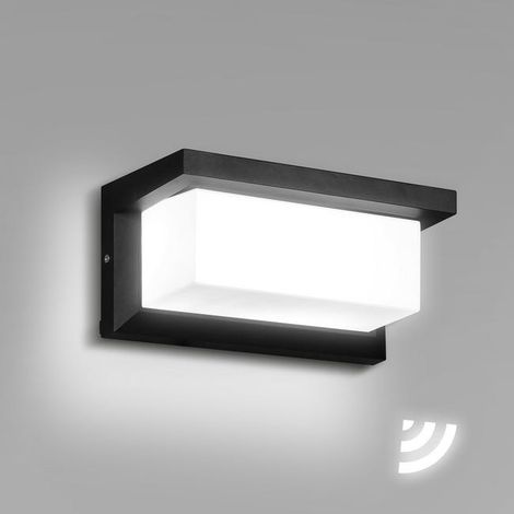 Applique Murale Led 18w Lampe D'Extérieur Ip65 Détecteur D'Intérieur Applique D'Intérieur Blanc Froid
