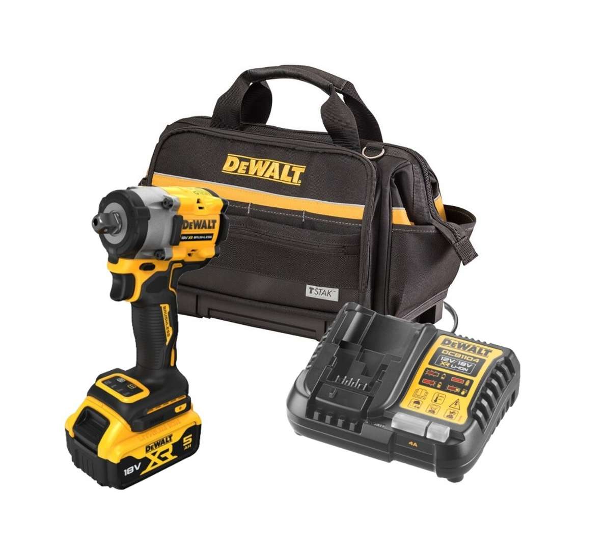 Dewalt - 18v Akku-schlagschrauber, 1x Akku 5,0 Ah Li-ion, Ladegerät Dcf922na3