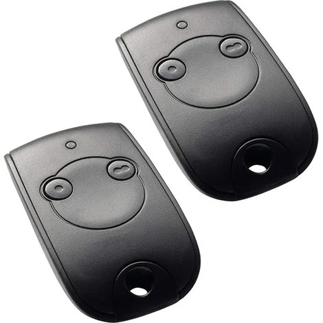 Lan Pour Télécommande Rts 2 Canaux Pour Contrôler 2 Moteurs Rts De Portails Et Portes De Garage, Noir-2pcs