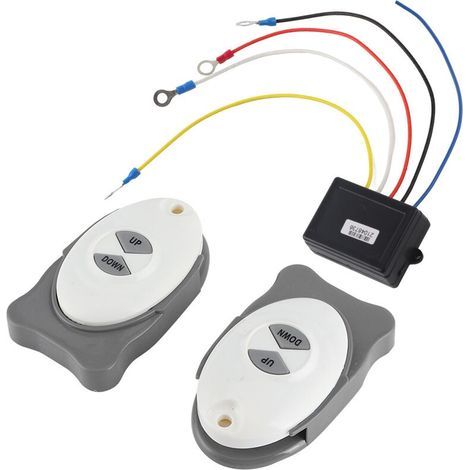 Ancre Télécommande Guindeau Interrupteur Sans Fil Contrleur De Garniture Accessoire De Voile De Bateau Marin 2 Émetteur