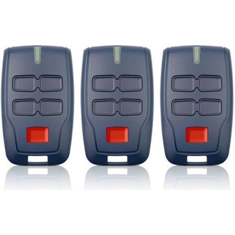 3 X Remote Control For Gate Bft Mitto B Rcb4, Avec Caractéristiques : 433.92m